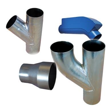 High vacuum pipe system accessories