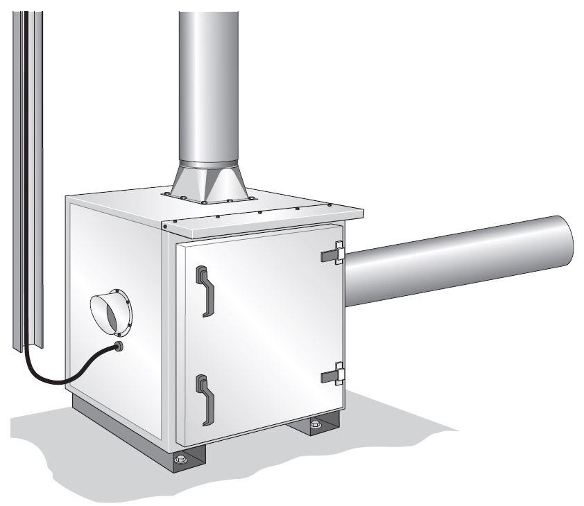 NCF-ventilator med lydboks