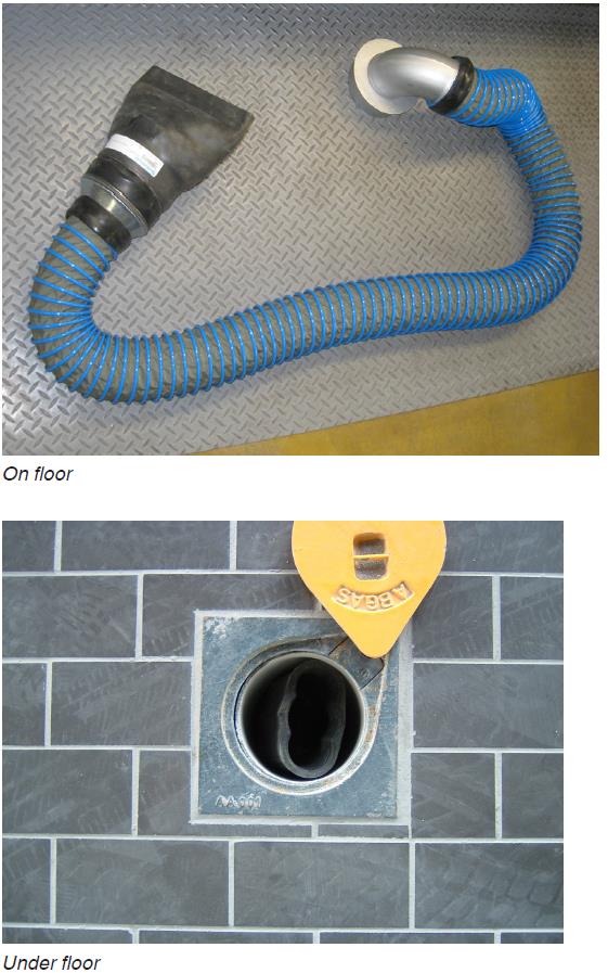 Extração de Gases de Escape Subterrânea