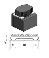 Lifiting device for fork lift