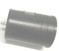 Quick coupler, male, Ø100 incl. rubber sleeves and hose clip 