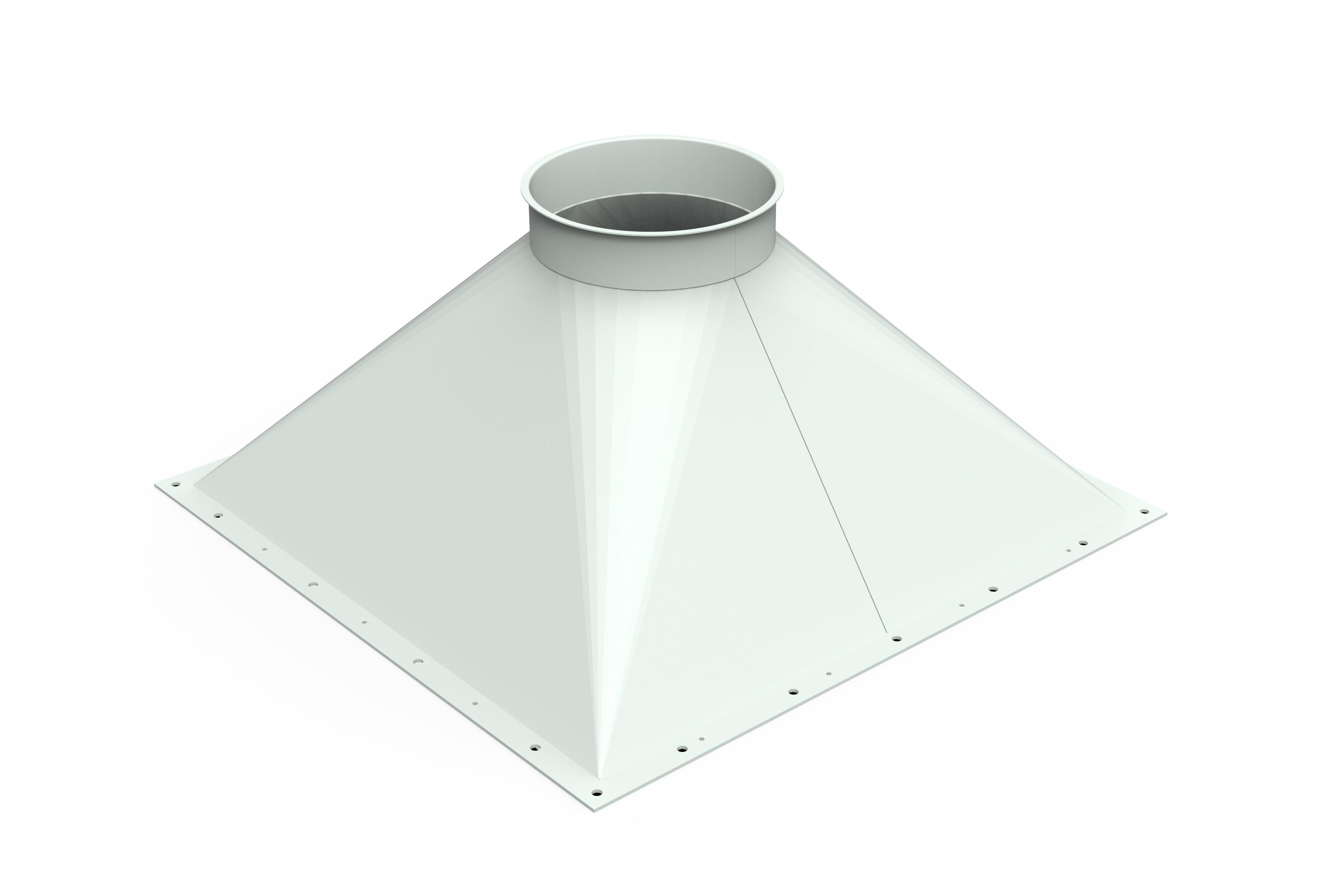 Outlet transition, ø 200 mm, for OSF 1000 / OSF 1000-2 / OMF 1000-2 / OMF 2000