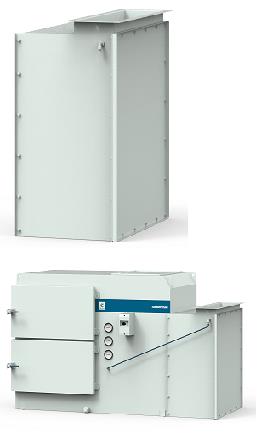 Outlet connection OSF 1000FC / OMF 2000FC - HEPA 610x610x292mm