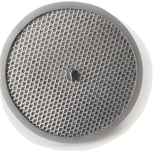 Spark filter f. round metal hoods