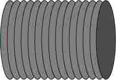 PVC-hose Ø 160mm. l=5m