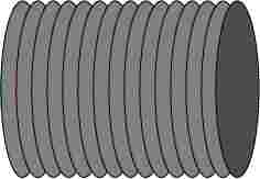 PVC hose. Ø100mm. l=5m