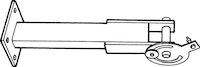 Vægbeslag for BA-arme 500 mm