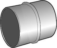 Coupling tube Ø75mm