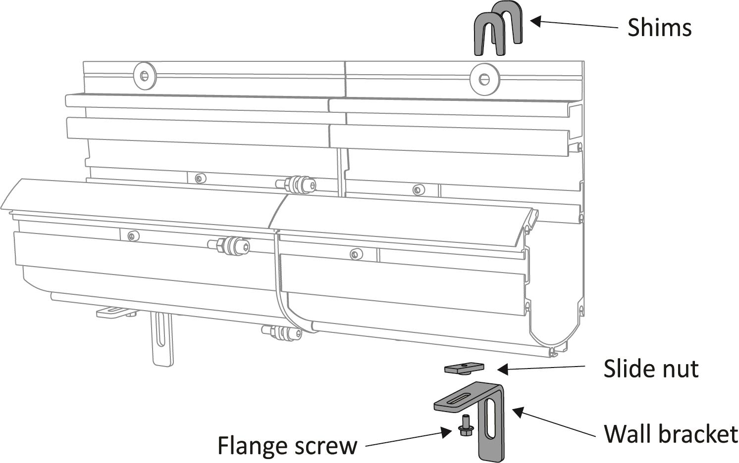 Wall shim kit