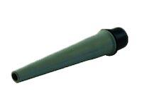 Rubber nozzle for confined spaces. Length: 230 mm. Width: Ø 25–32 mm.