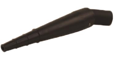 塑料开槽吸嘴。吸风口，可切割至 Ø 10–25 mm。